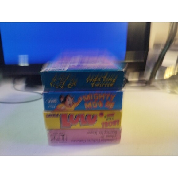 Classic Cartoons VHS Lot- Felix The Cat, Mighty Mouse, Little Lulu, Mr. Magoo - Picture 4 of 6